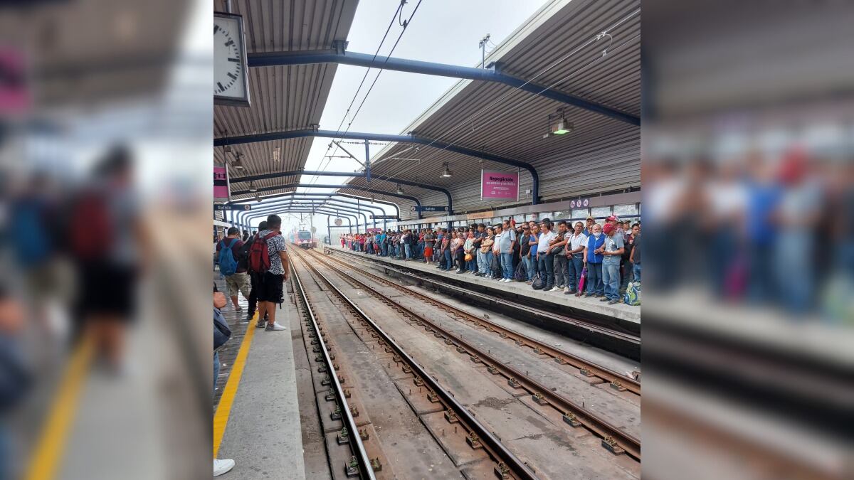 El retraso de 29 minutos provocó que los usuarios se acumularan en las estaciones.