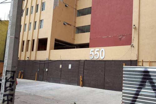 Prevalece obra irregular en edificio dañado por 19S