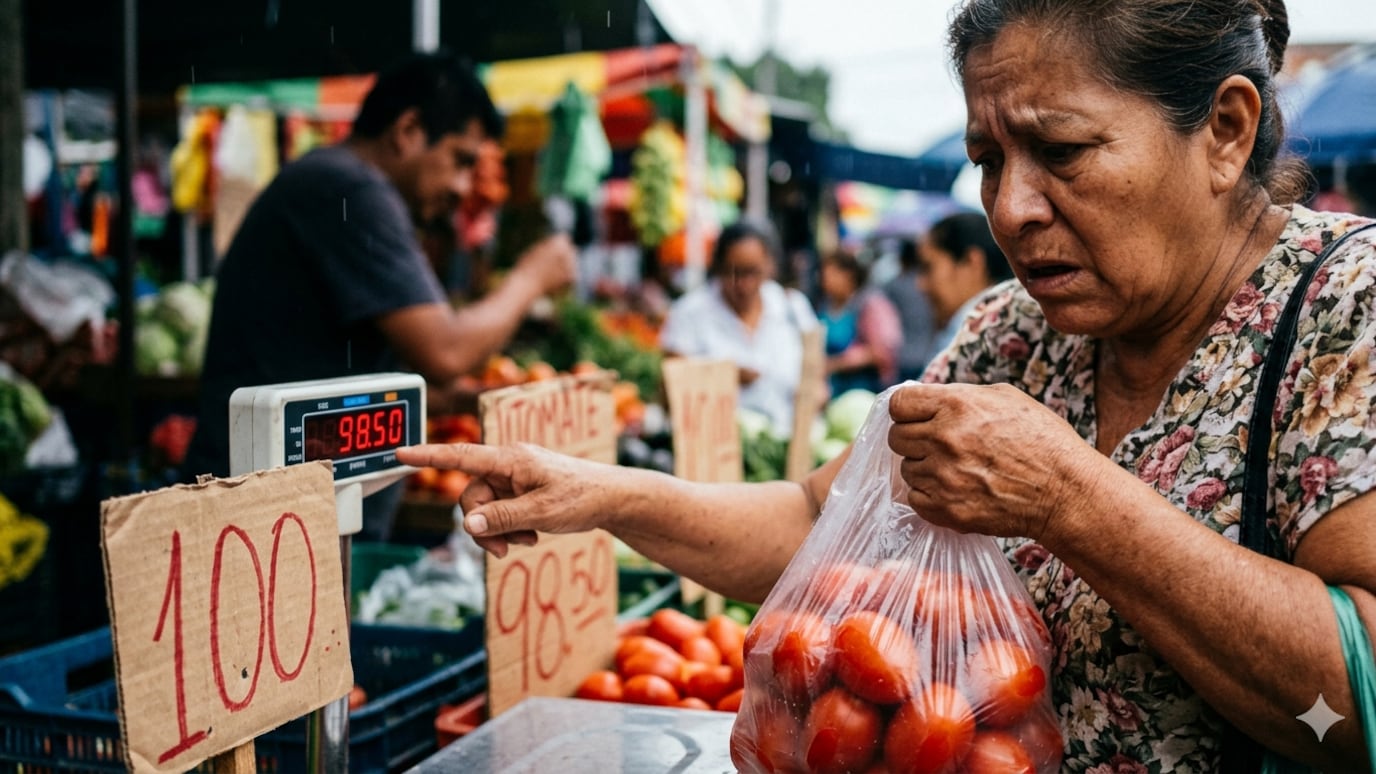 La canasta básica también alcanzó un récord de 2 mil 485 pesos por familia, con presión directa en el gasto de alimentos.