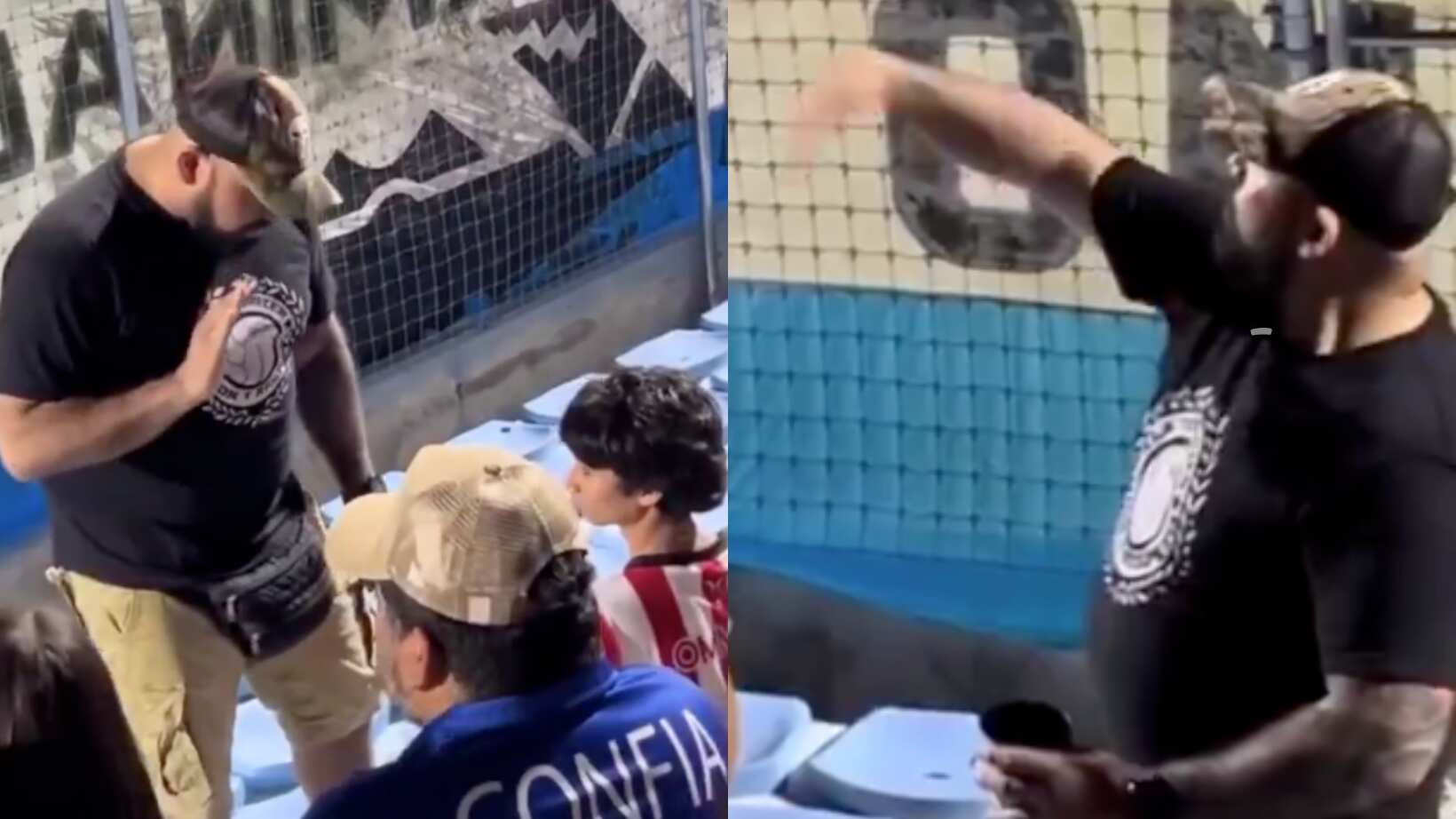 Aficionado fue vetado por amedrentar a pequeño fan de Chivas.