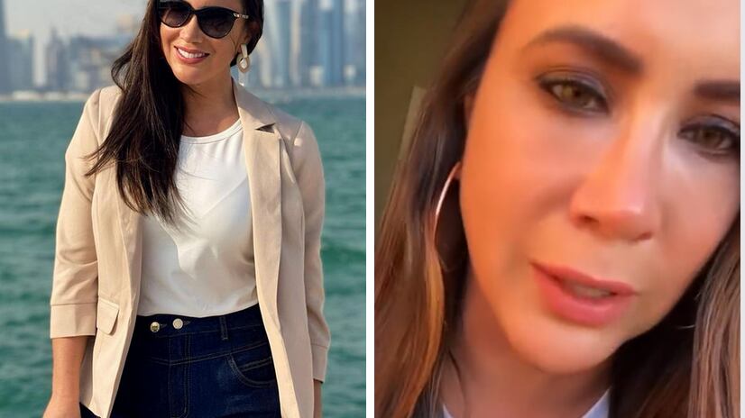 Mariazel rompe en llanto tras mala experiencia en Qatar
