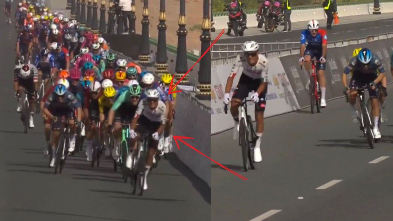 ¡Se viste de líder! Así ganó Isaac del Toro la primera etapa del UAE Tour 