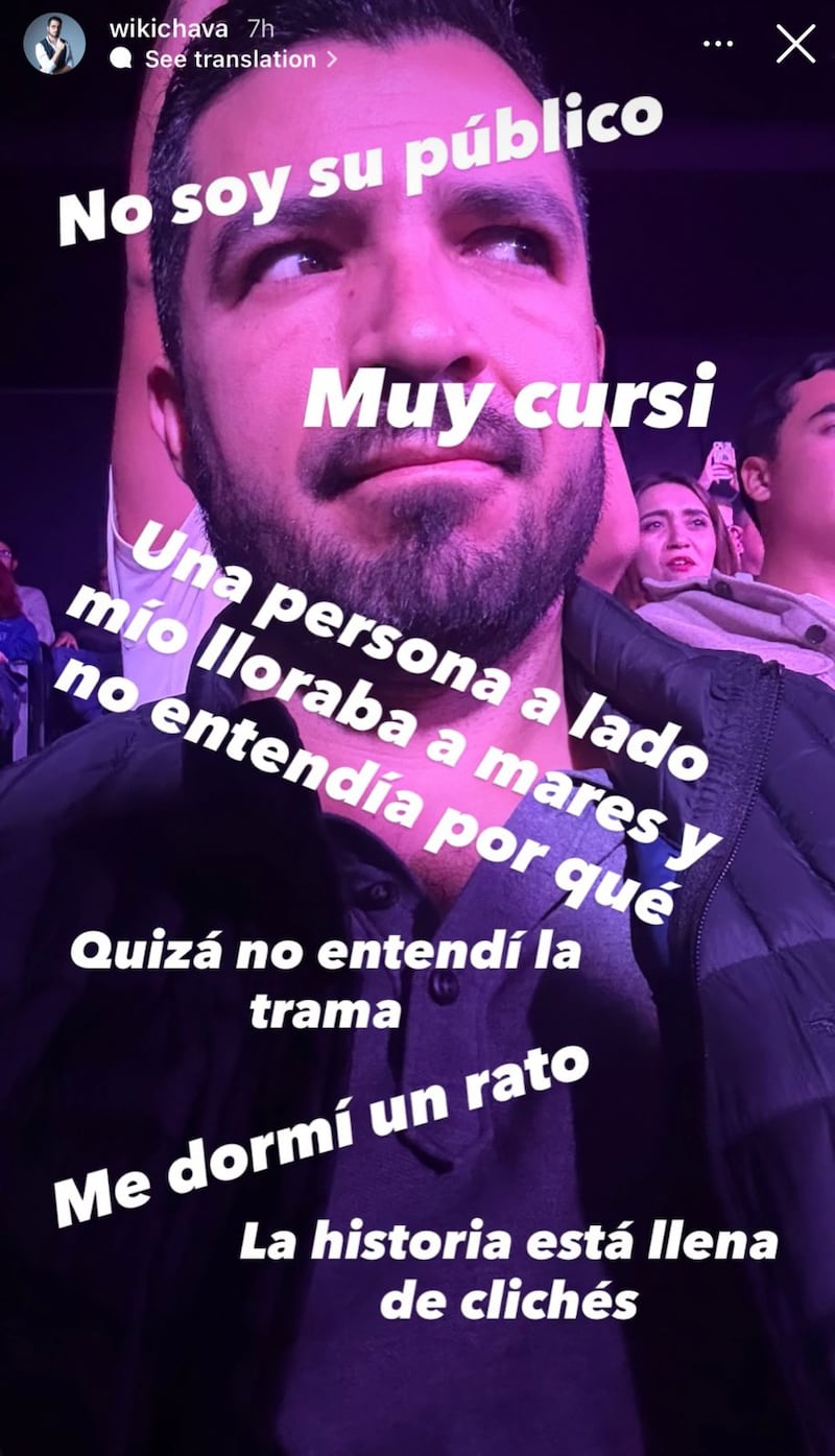 Wikichava pasó un mal rato en la obra