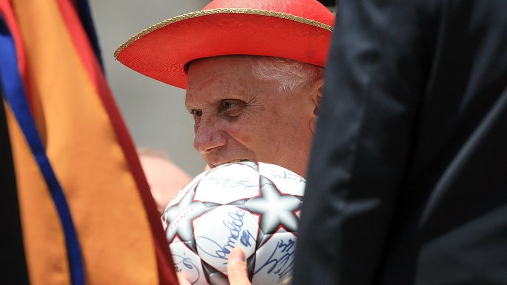 Benedicto XVI era un fiel seguidor del futbol.