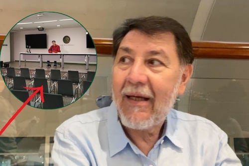 Plantan a Noroña en plena conferencia tras sus polémicos comentarios contra Grecia Quiroz