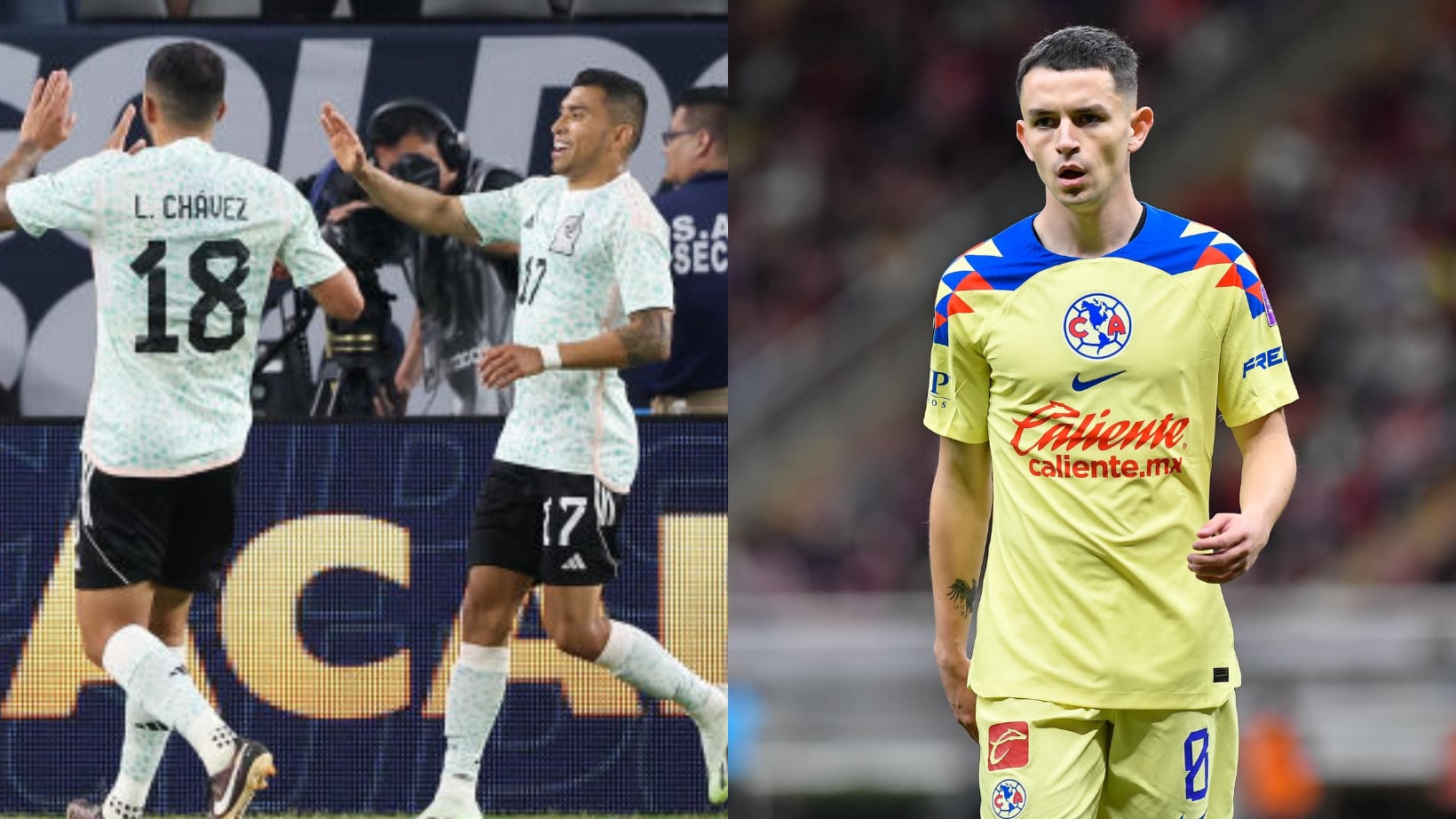 Luis Chávez y Orbelín Pineda son la prioridad del América para suplir a Fidalgo.