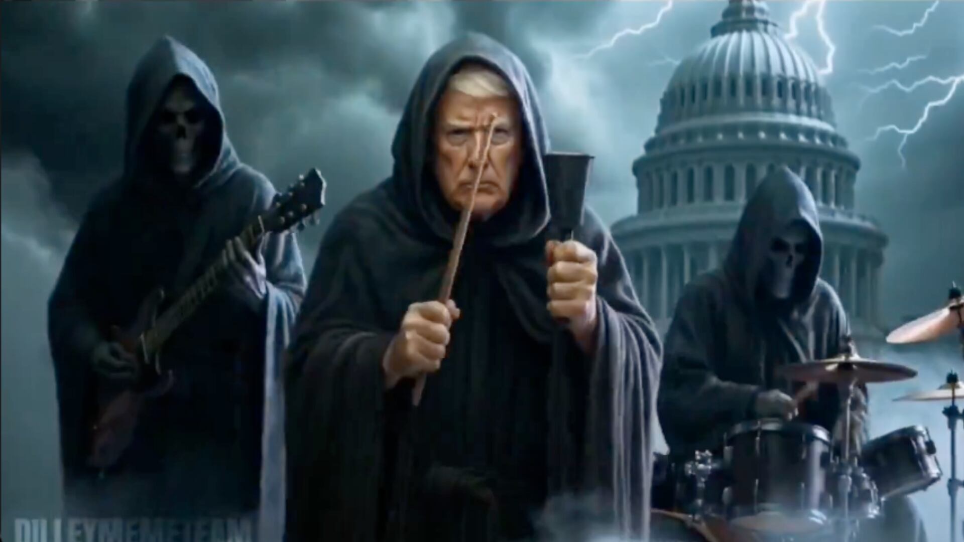 El nuevo video musical del presidente Trump usando IA