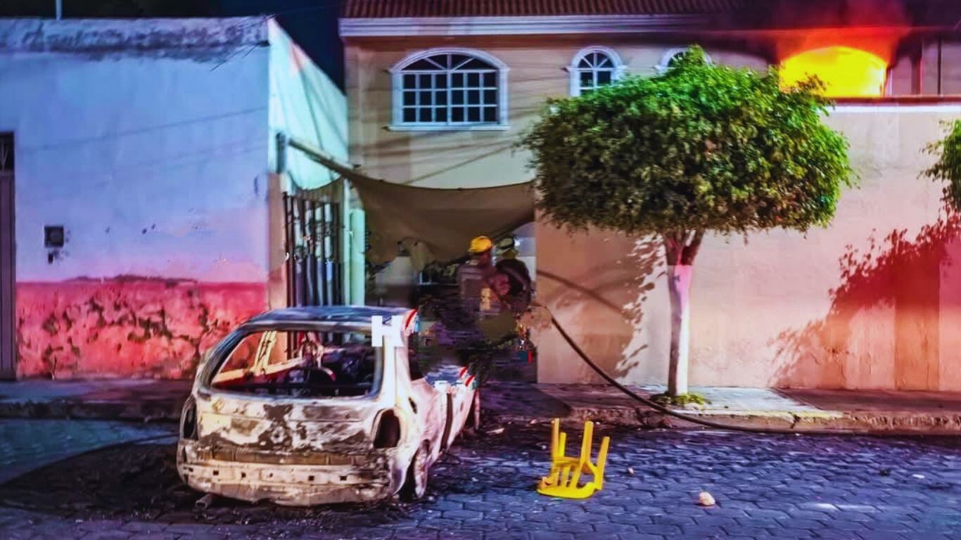 Así quedó la casa de los agresores de El Piñas