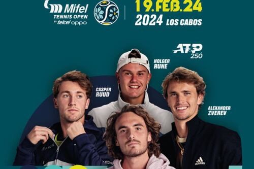 Abierto de Tenis de Los Cabos confirma cuatro Top 10 para 2024