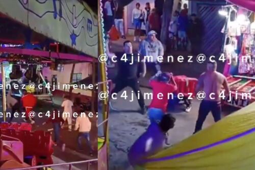Vecinos arman pelea campal en feria por festejo parroquial en CDMX