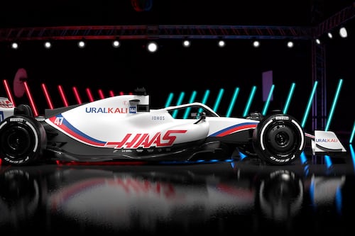 FOTOS: Esta es la monoplaza de Haas para la temporada 2022 en F1