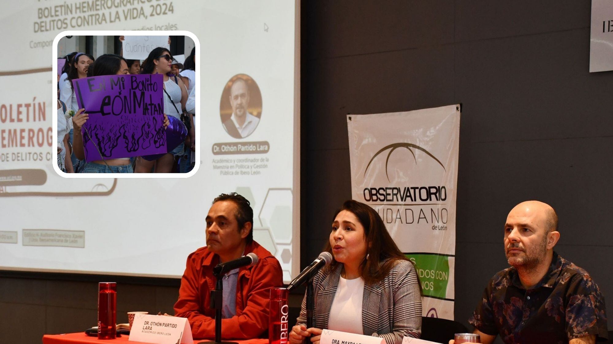 OCL presenta datos sobre violencia a mujeres en la Ibero León.