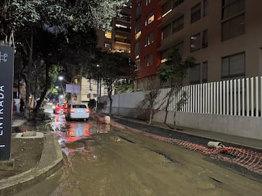 Enormes baches convierten calles de Polanco en una 'zona de guerra'
