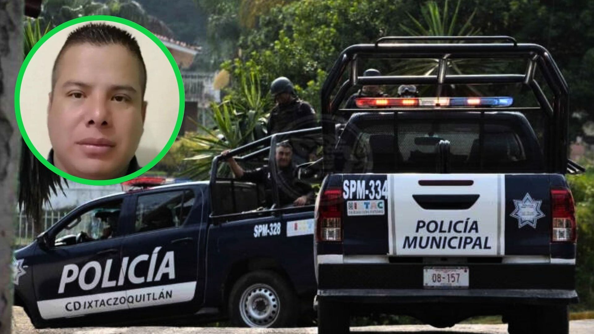 David Corona Aleluya, policía municipal de Ixtaczoquitlán, Veracruz.