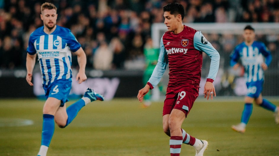 Edson Álvarez y el West Ham se mantienen en los primerlos lugares de la Premier League.
