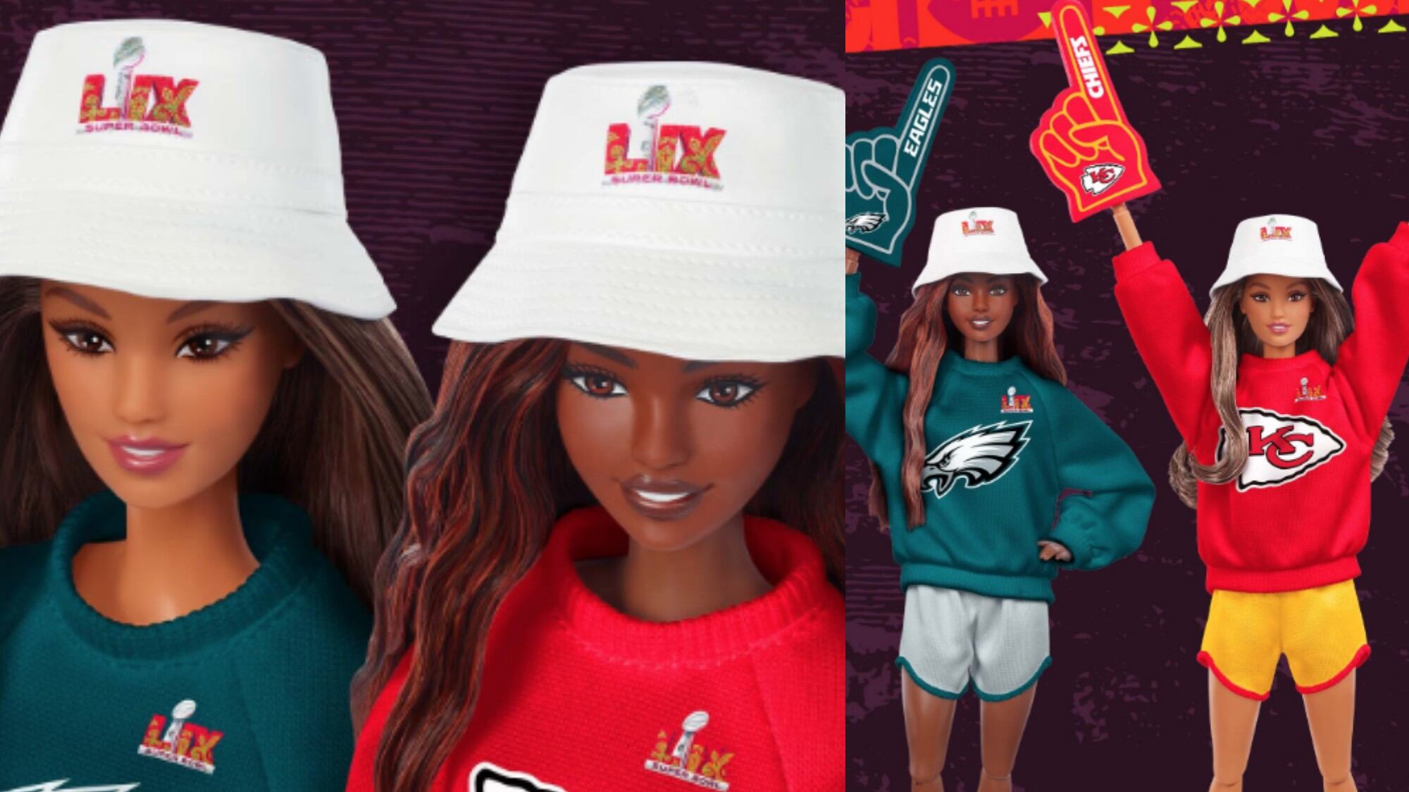 Barbie lanza muñeca edición Super Bowl LIX