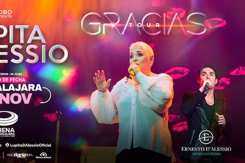 Te regalamos boletos para el concierto de Lupita D’Alessio