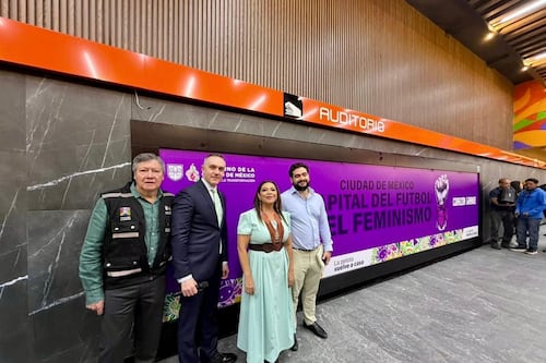 Brugada presenta remodelación de la estación Auditorio del Metro rumbo al Mundial 2026