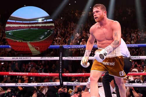 ¡Listo para subirse al ring! Canelo peleará en el Estadio Akron