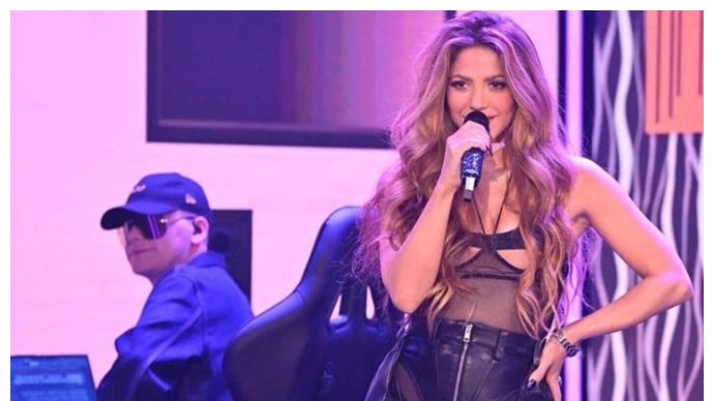 Shakira estuvo en New York en el Tonight Show de Jimmy Fallon junto a Bizarrap