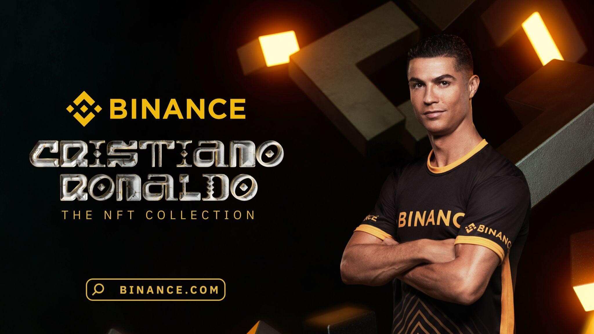 Cristiano Ronaldo lanza su primera colección NFT con Binance.
