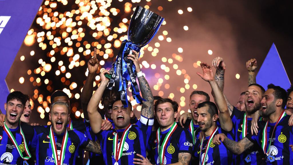 Inter de Milán alcanzó los 8 campeonatos de Supercopa.