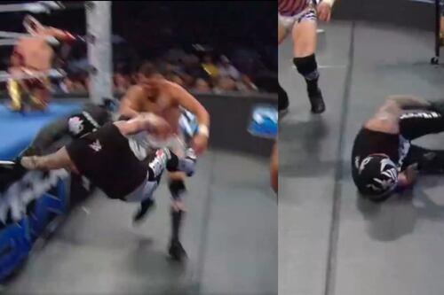 VIDEO: Rey Mysterio sufre aparatosa lesión a horas de su lucha en WrestleMania 41