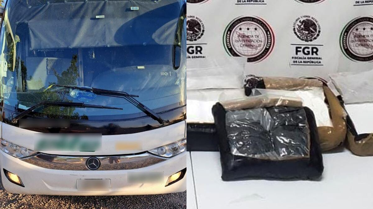 Dos detenidos por transportar fentanilo y heroína en autobus.