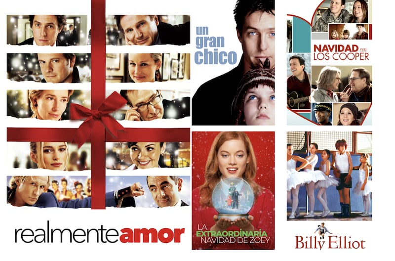 Maratón de películas en Navidad