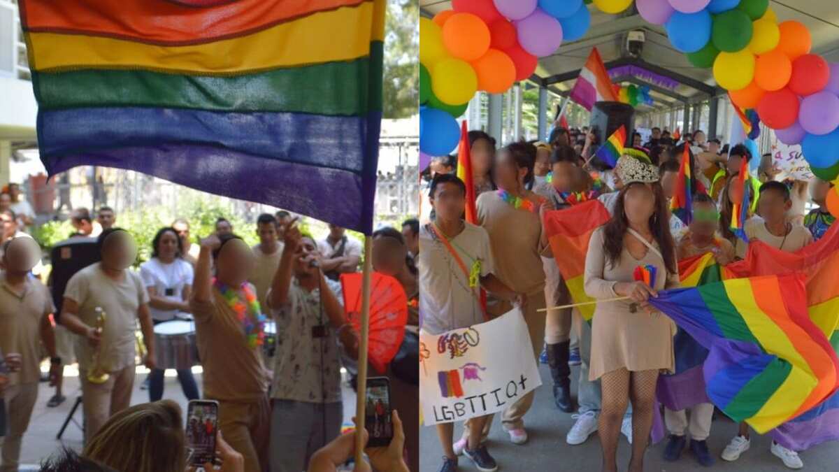 Primera marcha LGBT+ en el Recusorio Norte