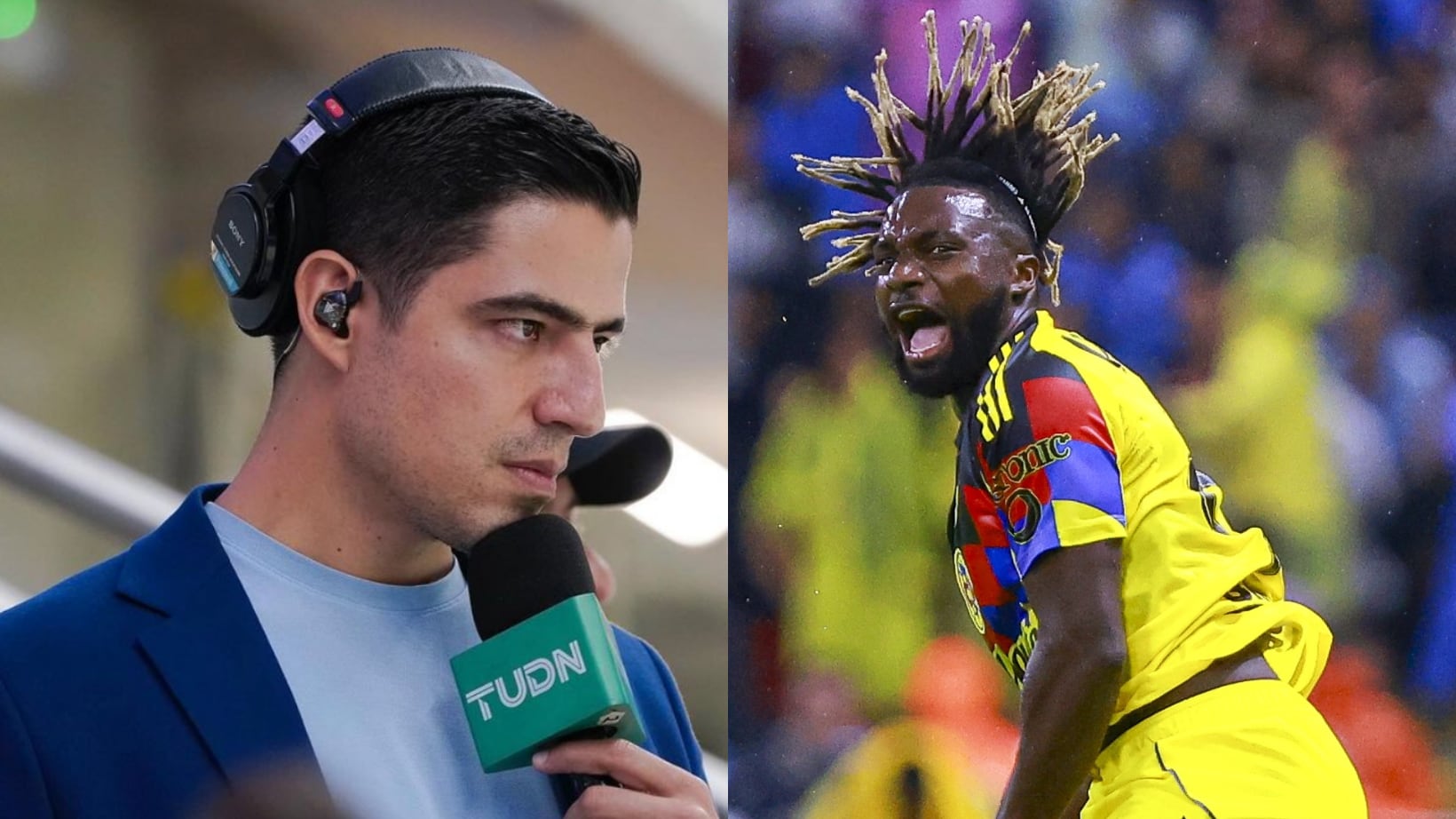 Andrés Vaca fue criticado por narrar el gol de Saint-Maximin.