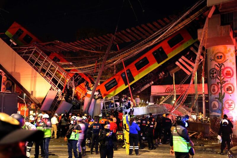 Desplome de la línea 12 del Metro de la CDMX