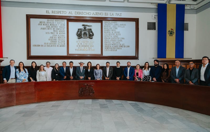 La sesión solemne destacó el legado democrático de 1914. CORTESÍA