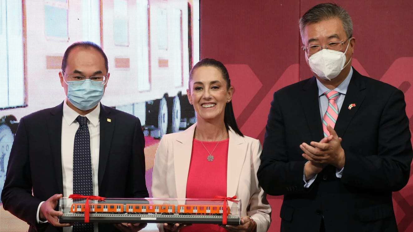 Presentación del primer tren de la L1 del Metro CDMX. Foto: Gobierno capitalino