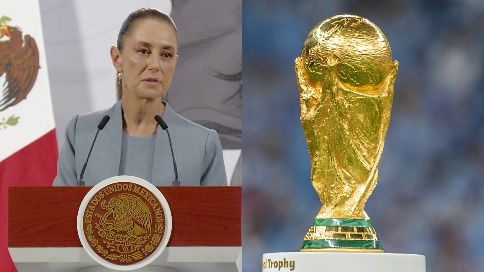 Claudia Sheinbaum anunció inversión histórica para el Mundial.