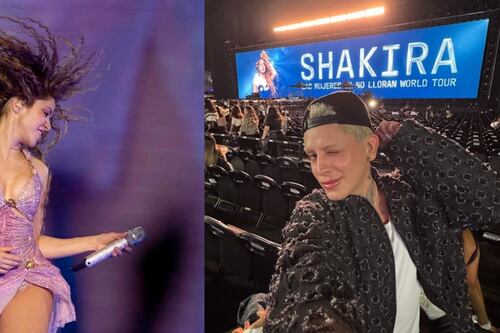 Video: Kunno caminando con Shakira durante concierto en CDMX; ¿ya lo desbloqueó de Whatsapp?