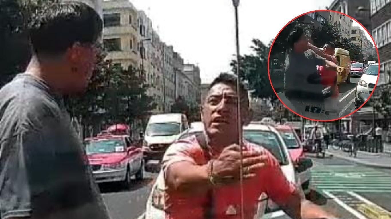 Motociclista noquea a taxista - Sitio web