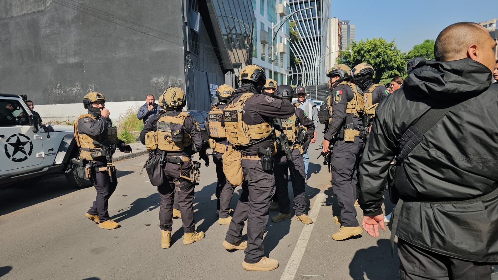 Trabajos de inteligencia y vigilancia en la alcaldía Cuauhtémoc derivaron en un enfrentamiento armado con presuntos extorsionadores