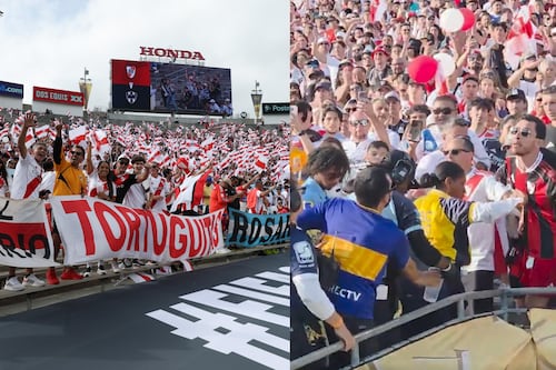 ¡Tensión en el Mundial de Clubes! Hincha de Boca es escoltado entre insultos en pleno River vs. Monterrey
