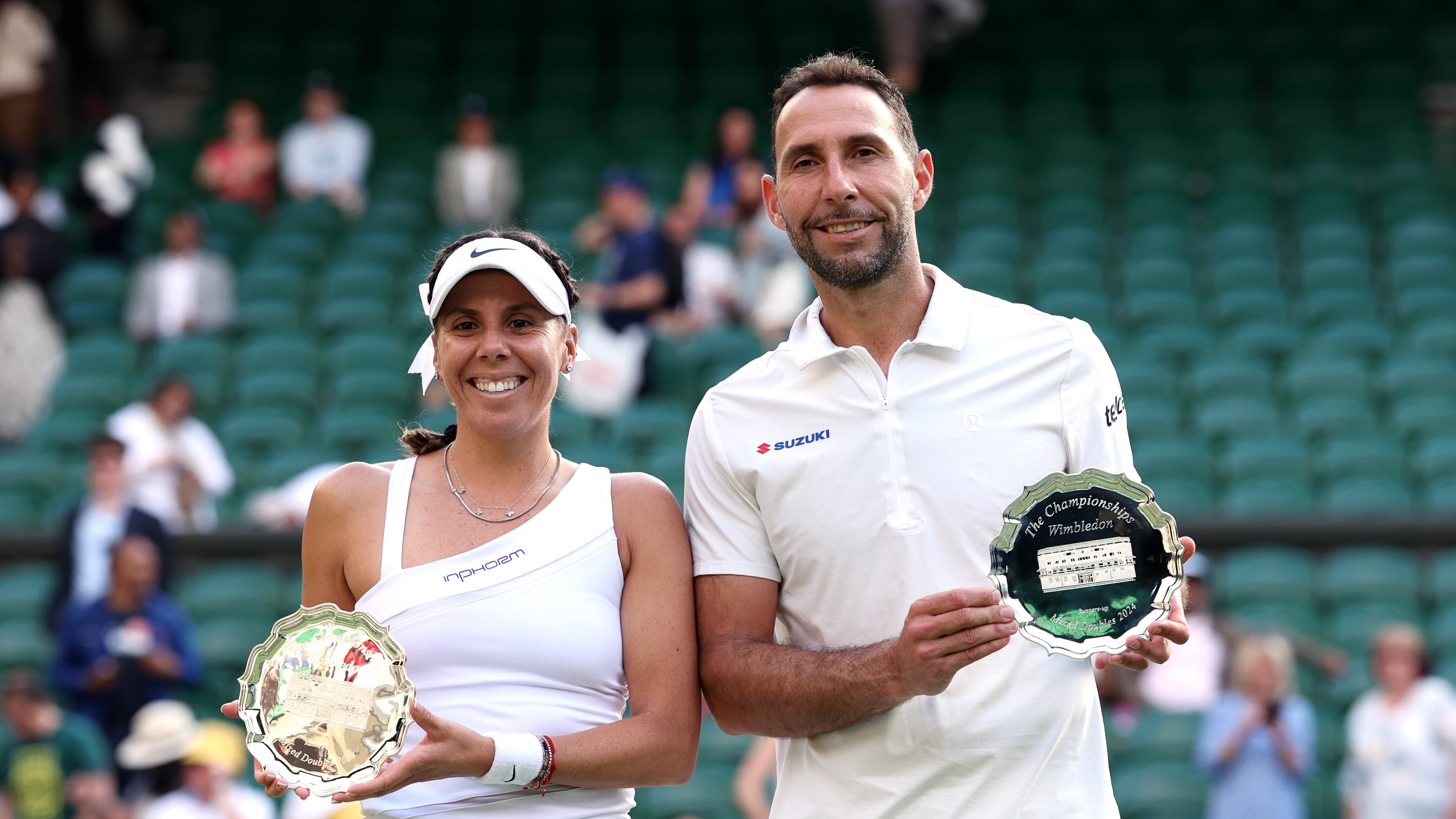 Giuliana Olmos y Santiago González fueron los primeros mexicanos en jugar Wimbledon.