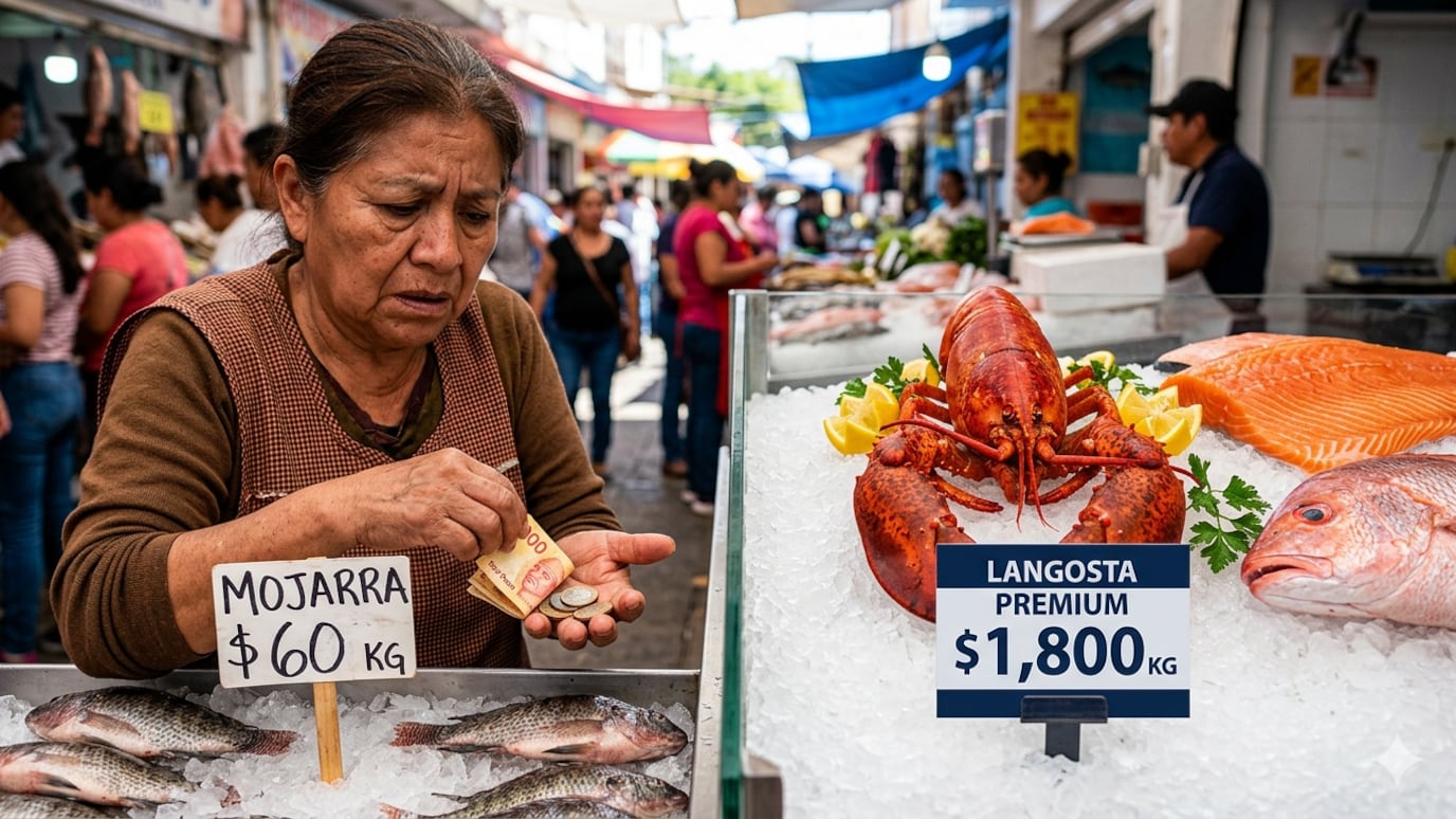 Mojarra se mantiene como opción accesible con precios desde 50 a 70 pesos por kilo en mercados y pescaderías