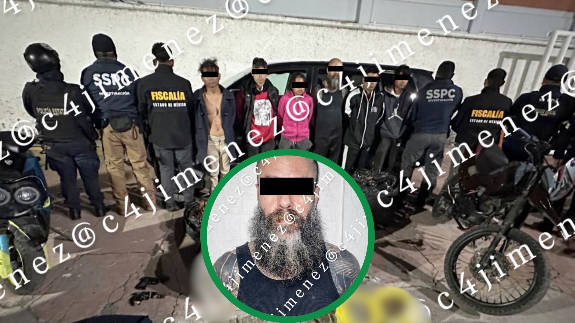 Seis personas detenidas en Chalco, Estado de México