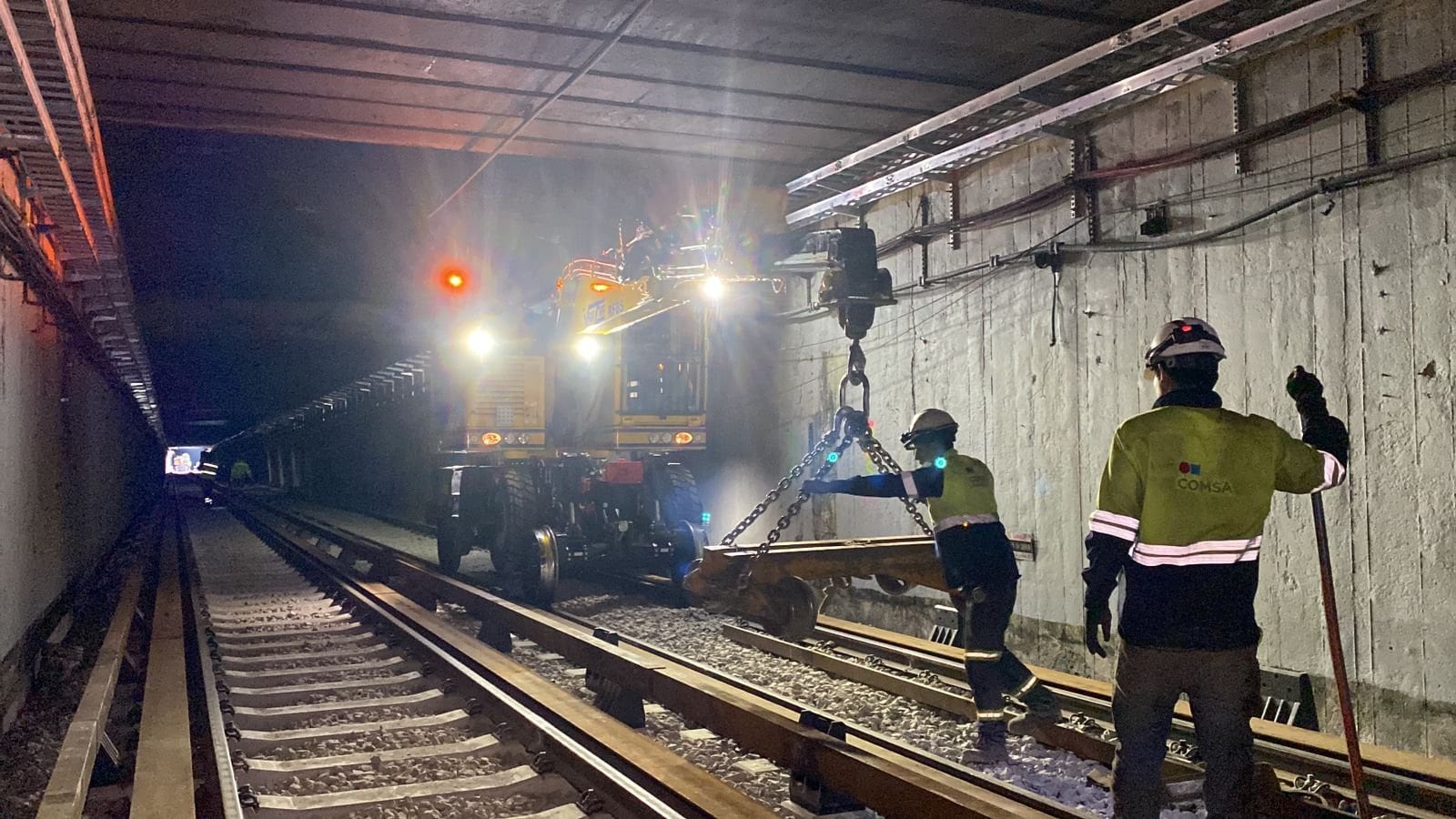 Avance remodelación Línea 1 del Metro