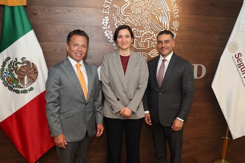 “La seguridad no tiene colores ni partido”, asegura Lemus tras reunirse con Harfuch