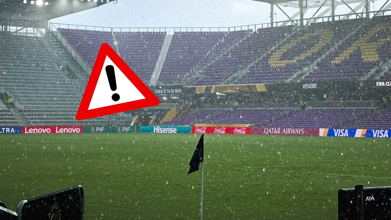 Partido suspendido por tormenta eléctrica