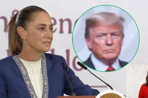 Claudia Sheinbaum revira a Trump por acusar que México está en manos del narcotráfico