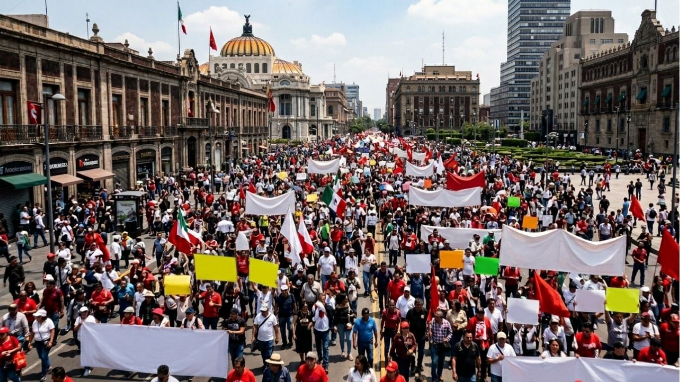 Marchas 1 de mayo en CDMX