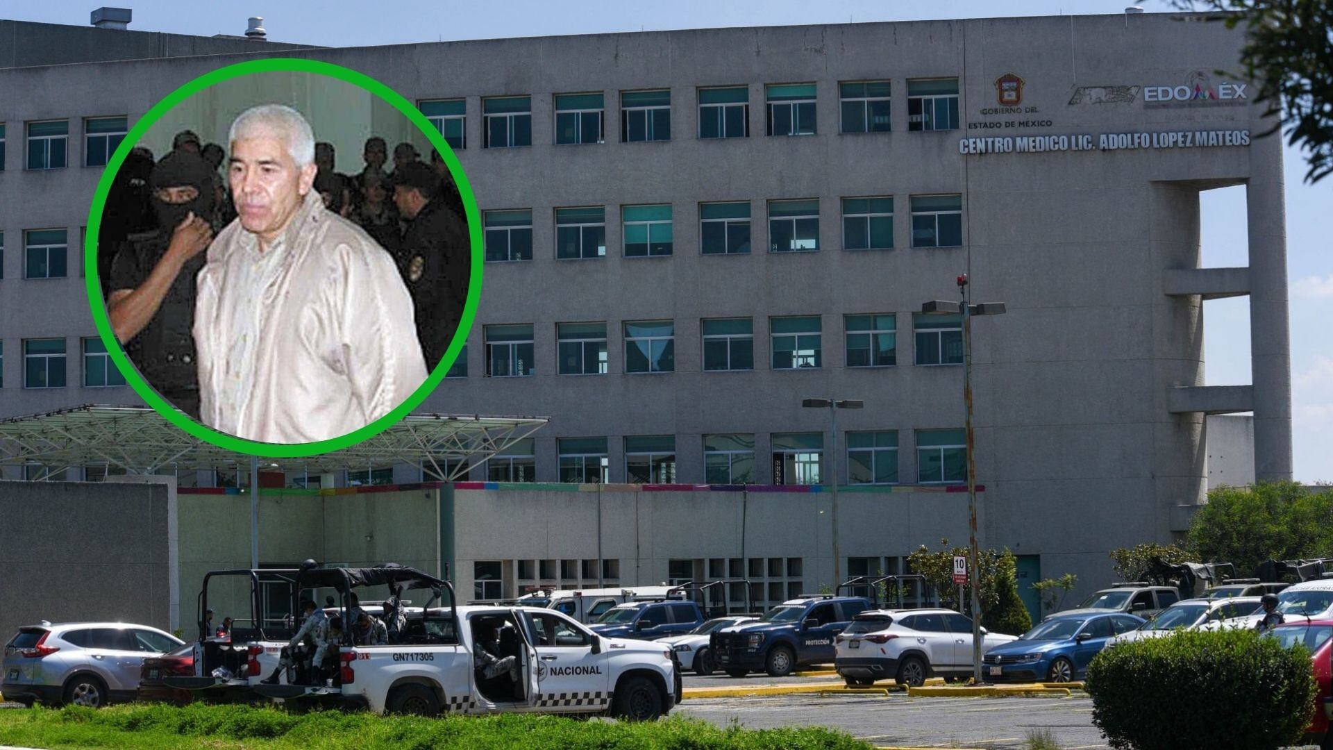 Rafael Caro Quintero ingresó al Centro Médico Adolfo López Mateos en la capital mexiquense.