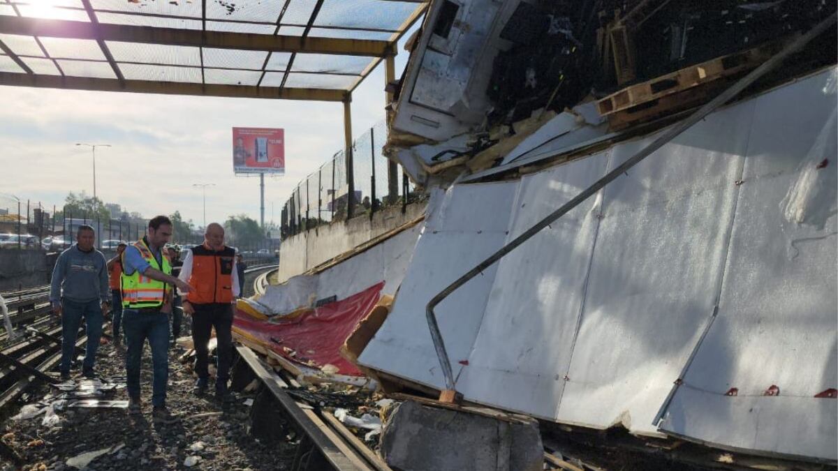 Metro: Retiro de tráiler en Circuito Interior tras accidente en L5 tardará entre 8 y 10 horas