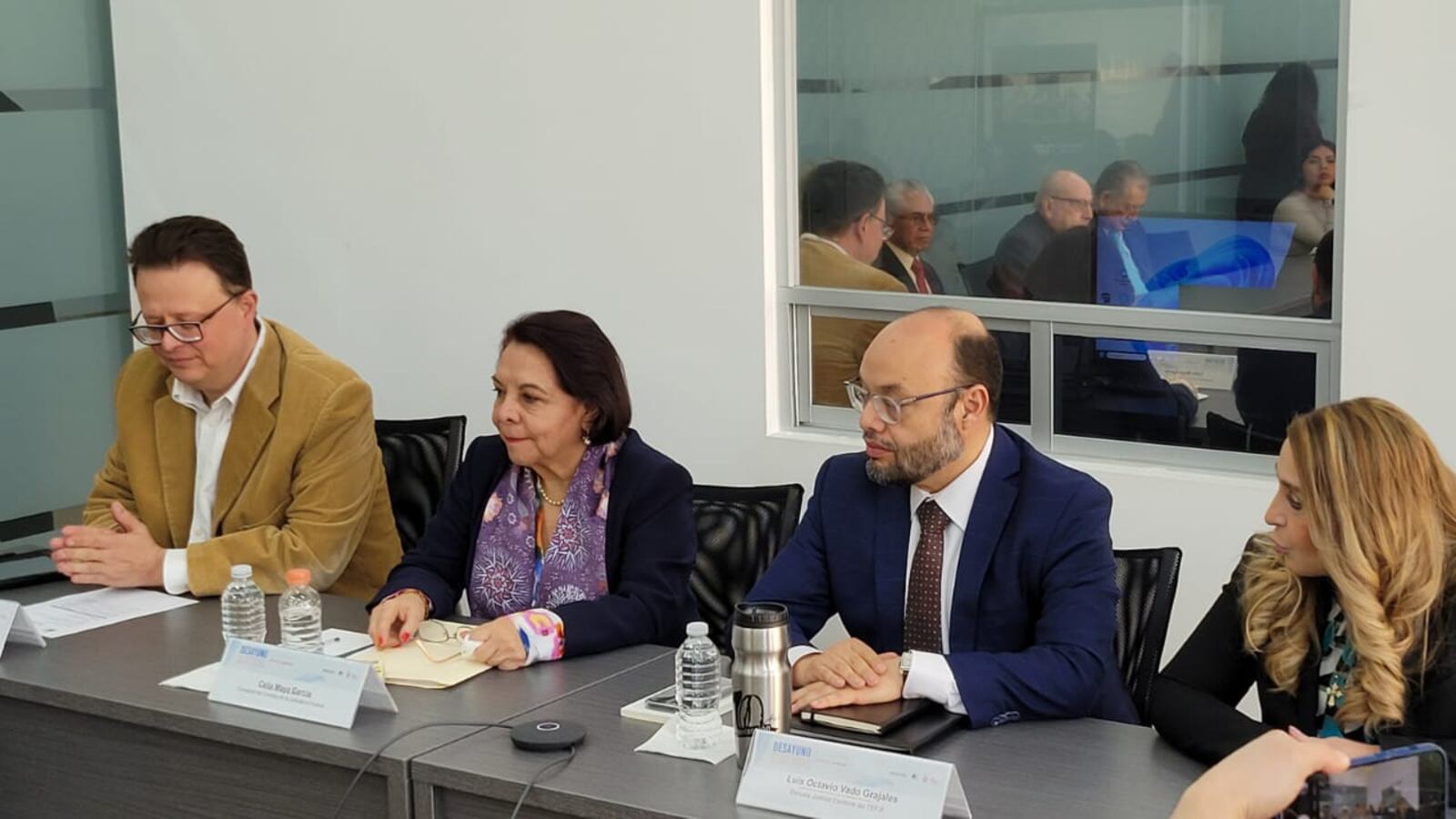 Celia Maya en el Tribunal Electoral del Poder Judicial de la Federación | Cortesía